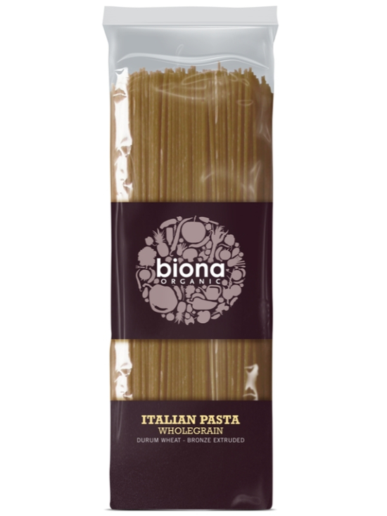 Wholegrain Wheat Spaghetti 500g - Bronze Extruded (Biona)