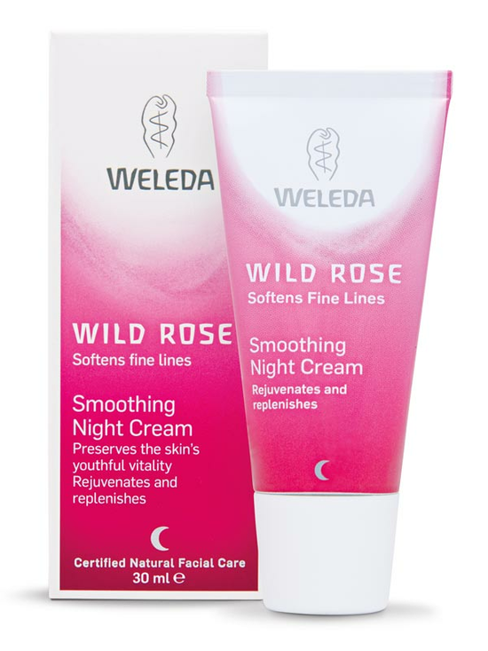 Wild Rose Smoothing Night Cream 30ml (Weleda)