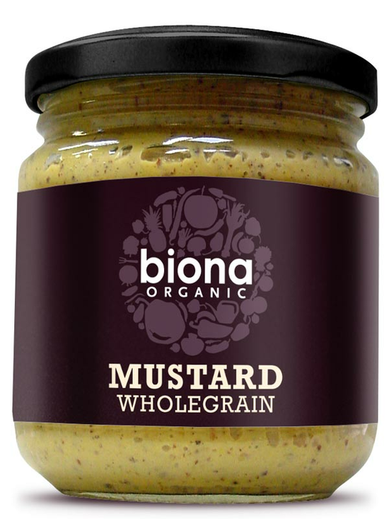 Wholegrain Mustard, Organic 200g (Biona)