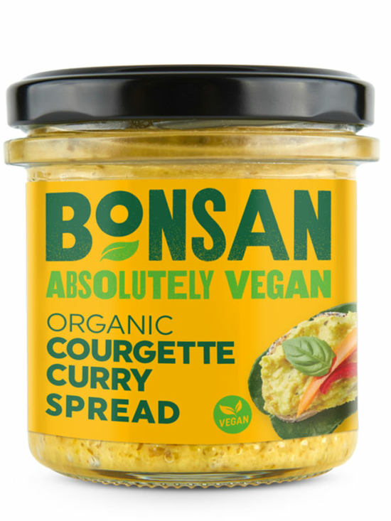 Organic Courgette Curry Spread 135g (Bonsan)