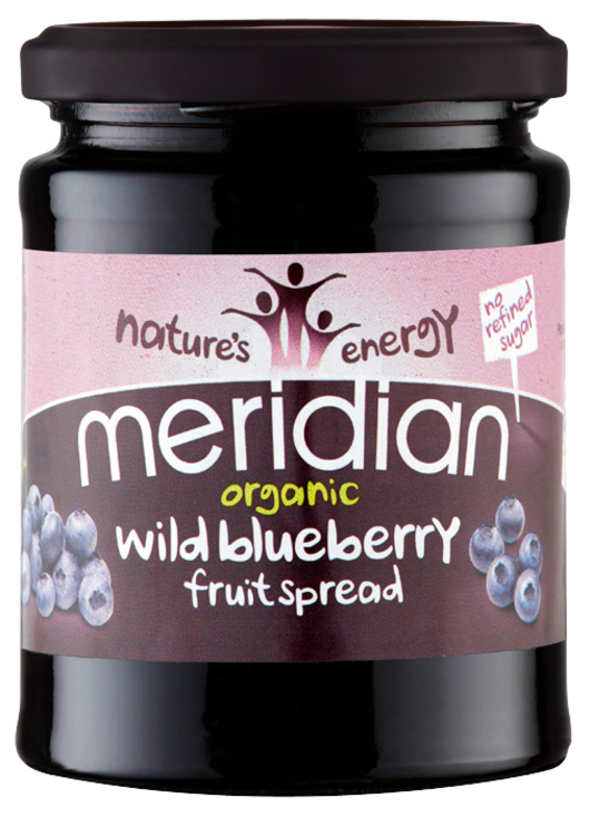 Wild Blueberry Fruit Spread, Organic 284g (Meridian)