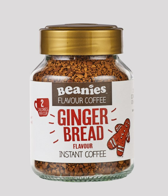 Gingerbread Flavoured Instant Coffee, 50g (Beanies Coffee)