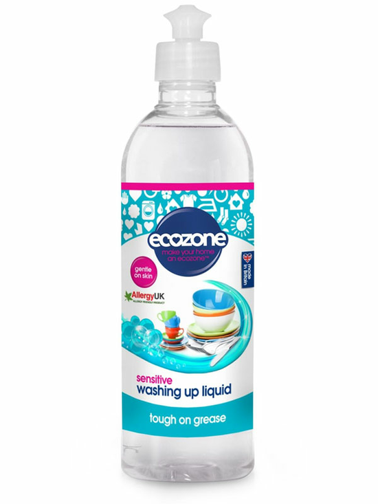 Sensitive Washing Up Liquid 500ml (Ecozone)