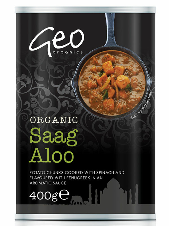 Saag Aloo, Organic 400g (Geo Organics)