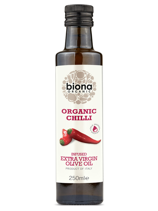 Organic Chilli Infused Extra Virgin Olive Oil 250ml (Biona)