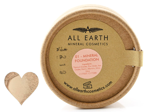 Mineral Foundation shade 01, Eco Pot 4g (All Earth Mineral Cosmetics)