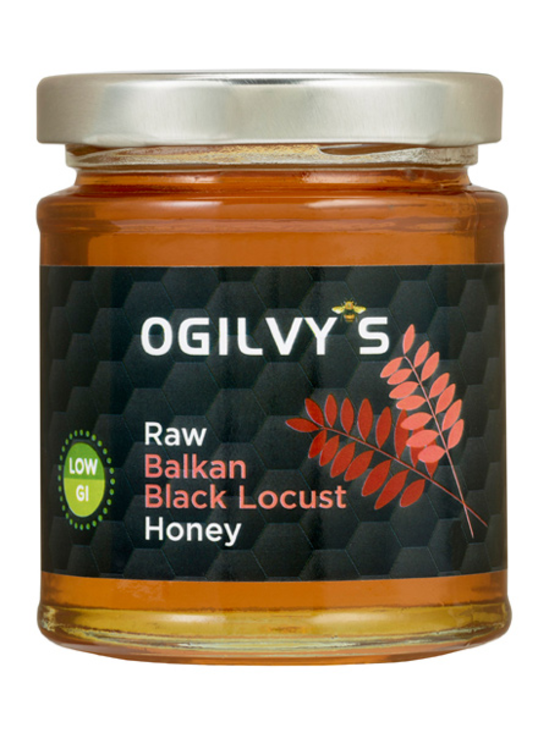 Raw Balkan Black Locust Honey 240g (Ogilvy's)