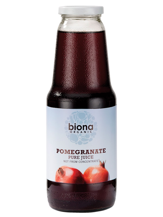 Tasty, pure pomegranate juice from Biona.