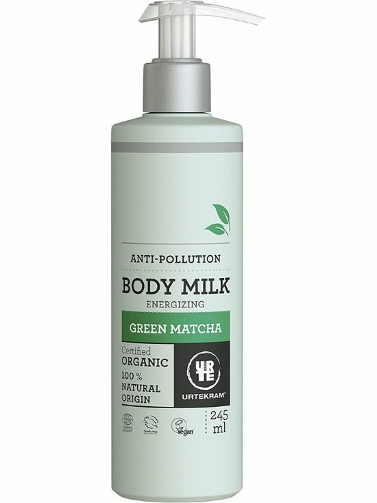 Green Matcha Body Milk, Organic 245ml (Urtekram)