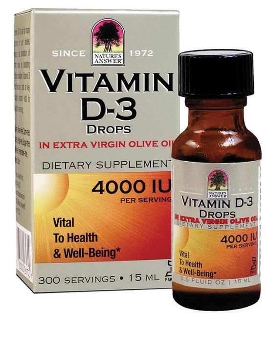 Vitamin D3 Drops 15ml (Natures Answer)
