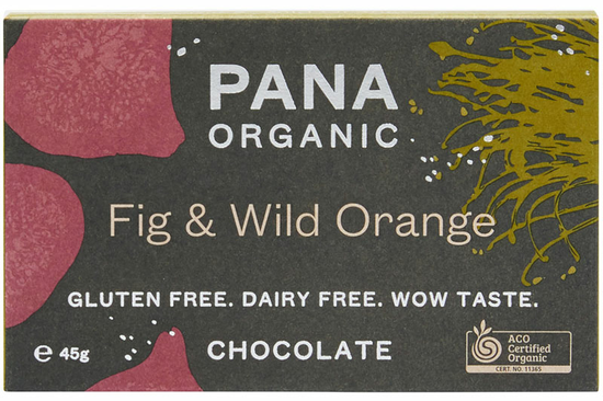 Fig & Wild Orange 70% Cacao Bar, Organic 45g (Pana Chocolate)
