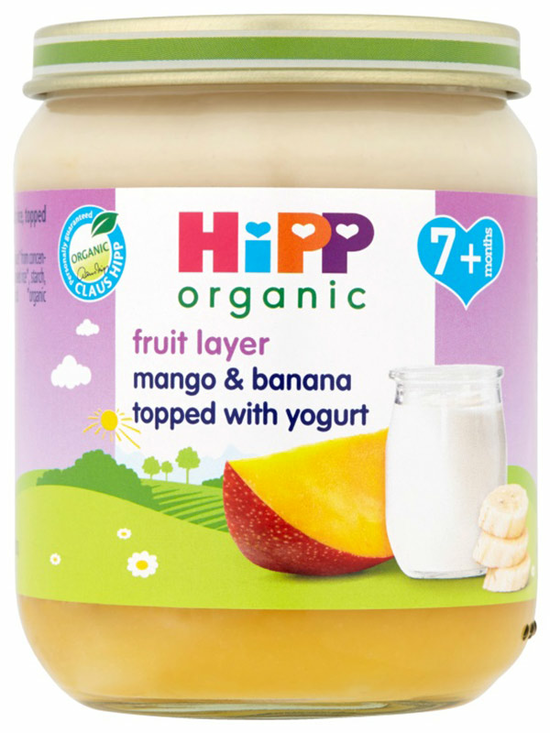 Fruit Duet - Mango, Banana & Yoghurt, Stage 2 Organic 160g (Hipp)