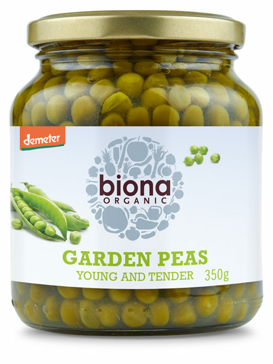 Organic Garden Peas 350g (Biona)