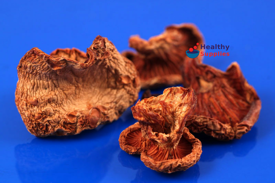 Tropical Wholefoods Dried Chanterelle Mushrooms.<br>Rehydrate to release the flavours, <br>and use in soups and stir fries.