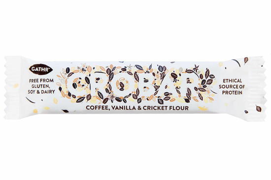Coffee, Vanilla & Cricket Flour Snack Bar 30g (Crobar)