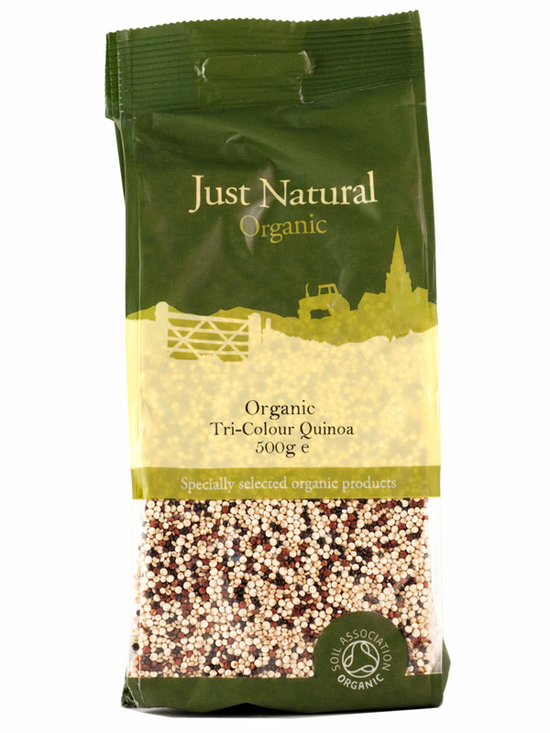 Tricolour Quinoa 500g, Organic (Just Natural Organic)