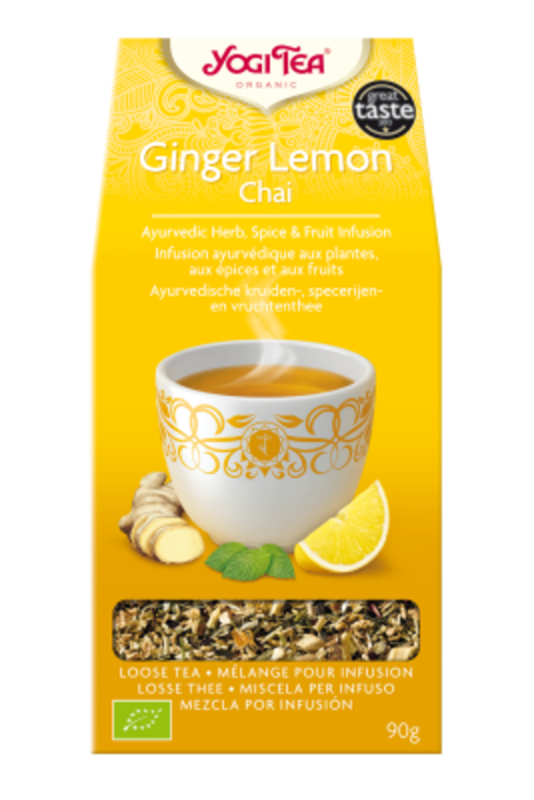 Ginger, Lemon and Chai Loose Tea 90g, Organic (Yogi Tea)