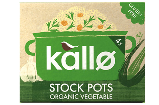 Organic Vegetable Stock Pots 96g (Kallo)