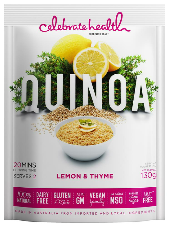 Lemon & Thyme Quinoa 130g (Celebrate Health)