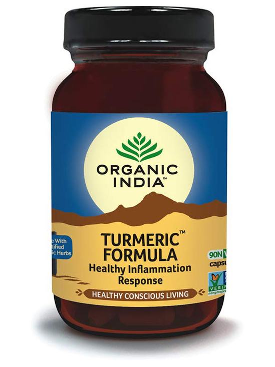 Turmeric Formula, Organic 90 Capsules (Organic India)