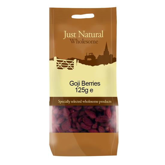 Goji Berries 125g (Just Natural Wholesome)