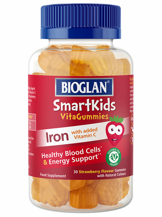 SmartKids Iron Supplements, 30 Gummies (Bioglan)