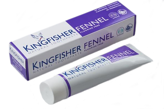 Fennel Fluoride-Free Toothpaste 100ml (Kingfisher)