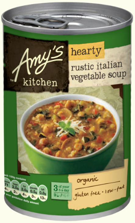 Hearty Rustic Italian Vegetable Soup 397g (Amy's Kitchen)