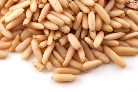 These Himalayan pine nuts are simliar to the<br>European pine nuts.