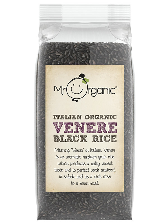 Italian Venere Black Rice, Organic 500g (Mr Organic)