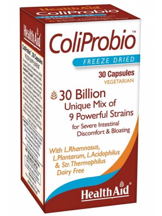 ColiProbio Supplements, 30 Capsules (Health Aid)