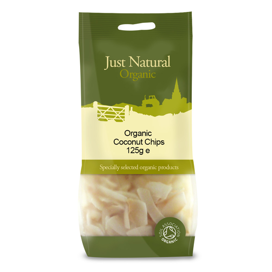 Coconut Chips Raw 125g, Organic (Just Natural Organic)
