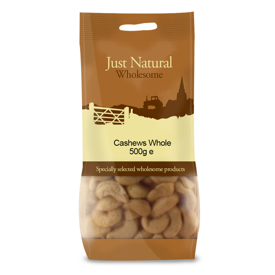 Whole Cashews 500g (Just Natural Wholesome)