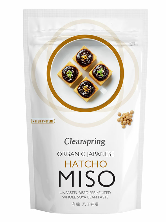 Organic Hatcho Miso pouch 300g (Clearspring)