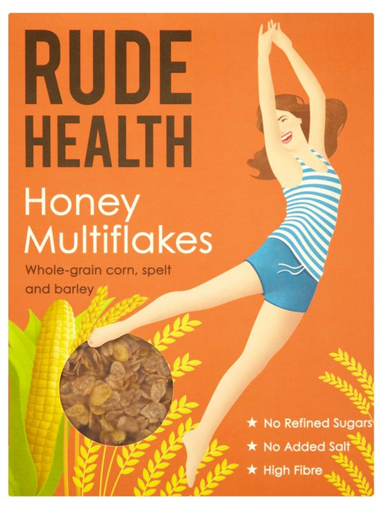 Honey Multiflakes 425g (Rude Health)