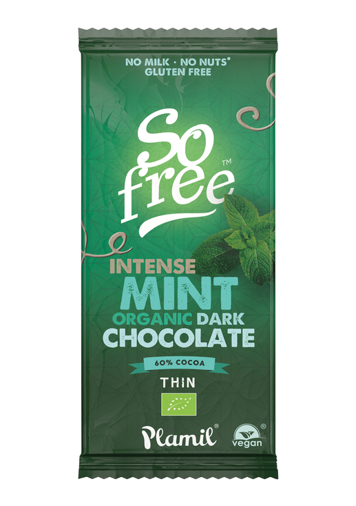 So Free Intense Mint Chocolate 80g, Organic (Plamil)