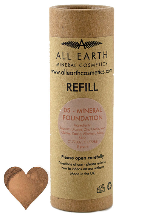 Mineral Foundation shade 05, Refill 8g (All Earth Mineral Cosmetics)