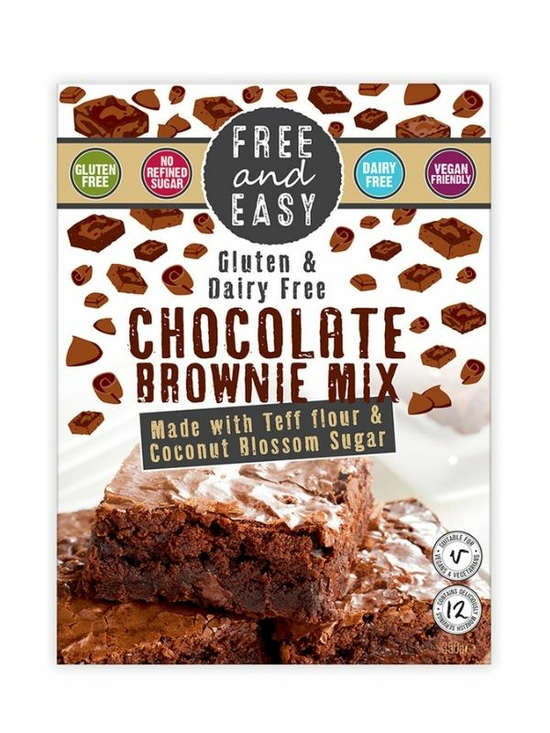 Gluten & Dairy-Free Chocolate Brownie Mix 350g (Free & Easy)