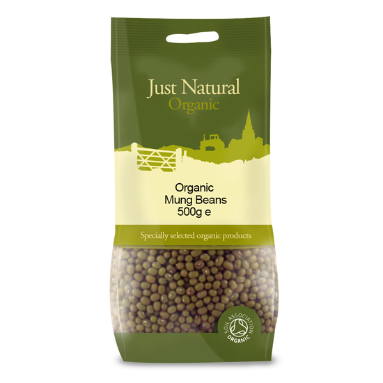 Mung Beans 500g, Organic (Just Natural Organic)