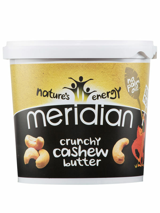 Crunchy Cashew Butter 1kg (Meridian)