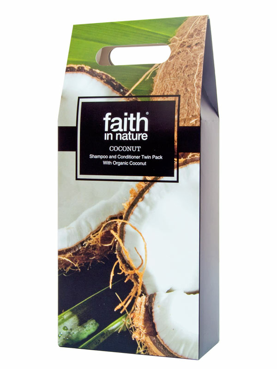 Coconut Shampoo & Conditioner Gift Pack 2 x 250ml (Faith in Nature)