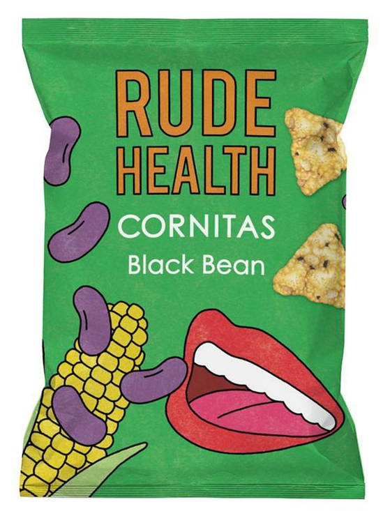 Black Bean Cornitas 30g (Rude Health)