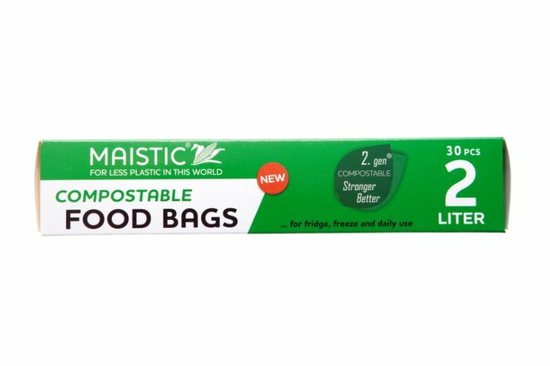 Compostable Food Bag 2Ltr 30s (Maistic)