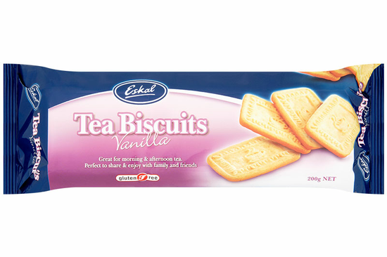 Vanilla Tea Biscuits, Gluten-Free 200g (Eskal)