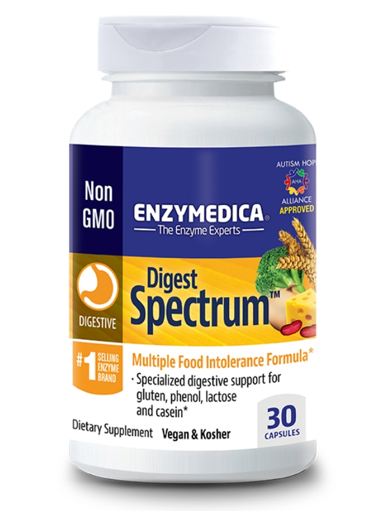 Digest Spectrum Supplements, 30 Capsules (Enzymedica)