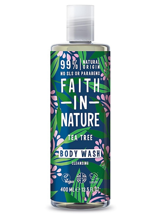Tea Tree Shower Gel & Foam Bath 400ml (Faith in Nature)
