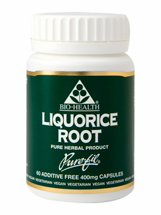 Liquorice Root, 60 Capsules (Bio-Health)