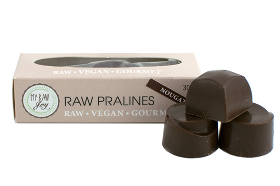 Vegan Nougat Pralines, Organic 30g (My Raw Joy)