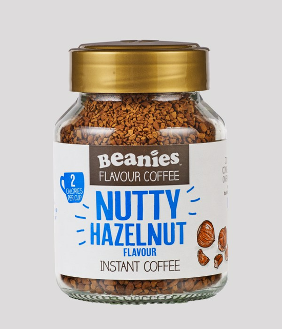 Hazelnut Flavoured Instant Coffee, 50g (Beanies Coffee)
