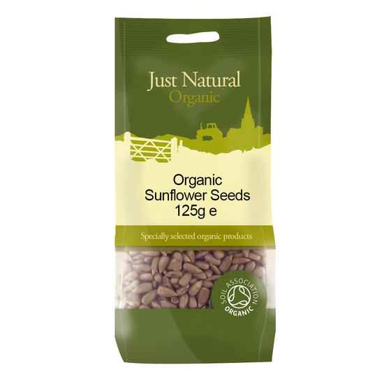 Sunflower Seeds 125g, Organic (Just Natural Organic)